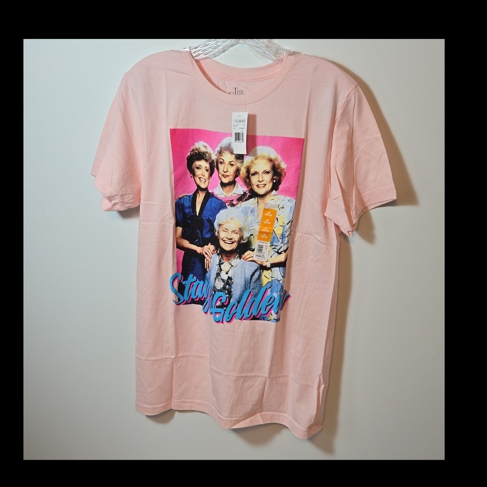 The Golden Girls ABC Studios Pink Graphic T-Shirt, Size M (38/40)
